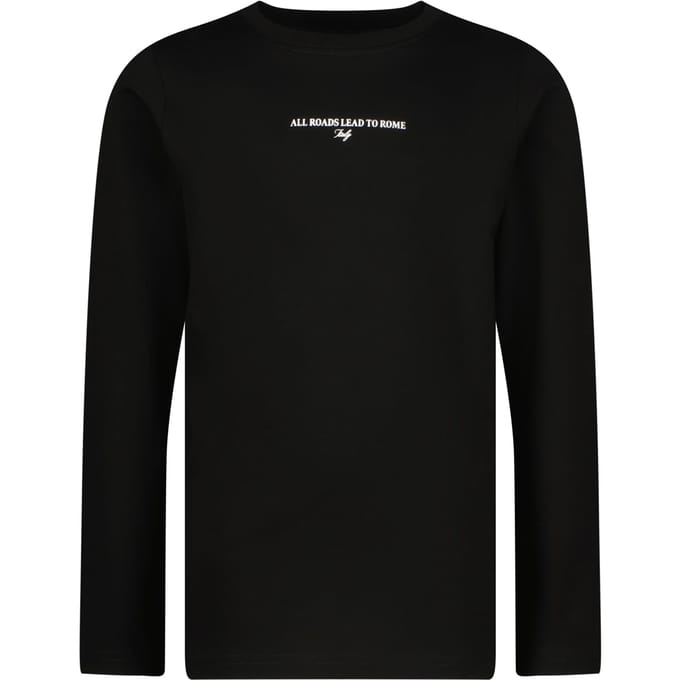 Vingino Boys Jized T-shirt Deep Black Größe: 2 | T-Shirts Outlet | kids | Schwarz
