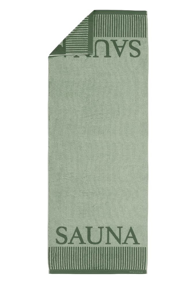 Saunahanddoek 75x200 lichtgroen - SCHIESSER Home 75*200