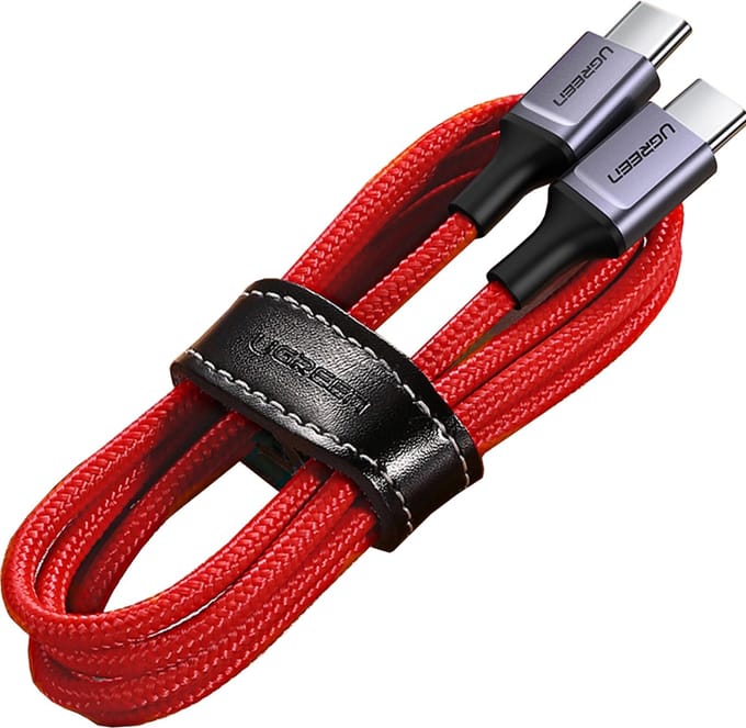Ugreen - US294 - USB-C 2.0 / USB-C 2.0 3A kabel - rood