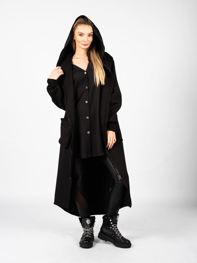 La Haine Inside Us jas Unisex-LW623 Vrouw zwart