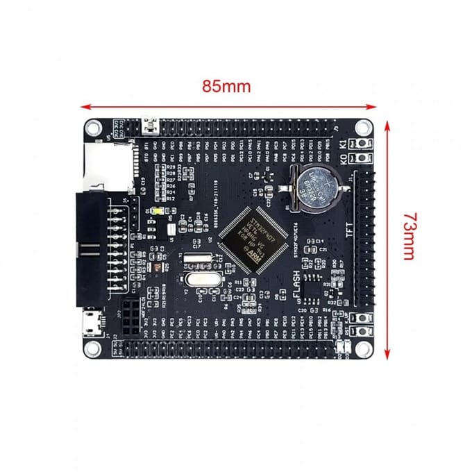 Dailygoods - STM32F407VET6 Ontwikkelingsboard voor Programmeerbare MCU