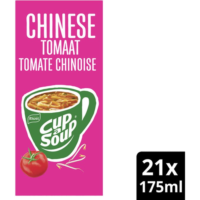 Knorr | Cup-A-Soup Chinese Tomaat | 21 x 175 ml
