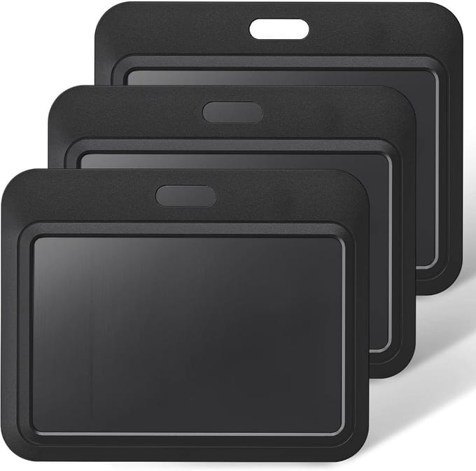 Set van 3 Horizontale Schuifbadgehouders Harde Kunststof met Transparant Venster