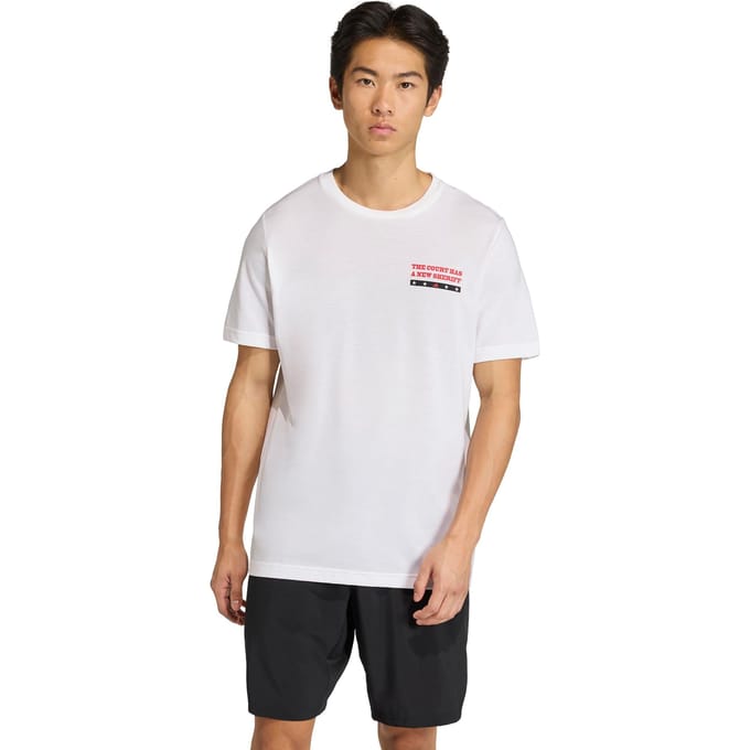 adidas Padel Wanted Graphic T-shirt Heren