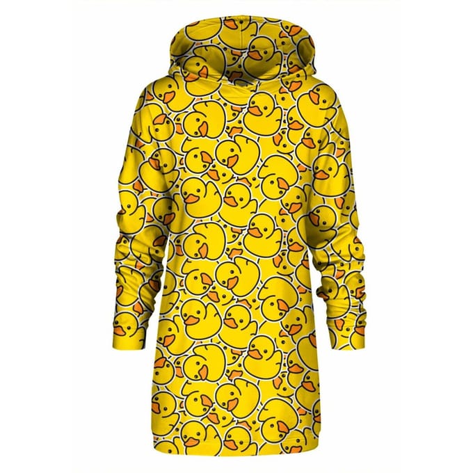 "Rubber Duck" Oversize hoodiejurk