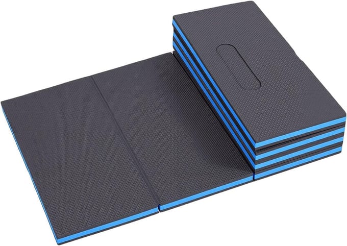 Opvouwbare Mat - Dikke Kniepad - Comfortabel Werken - Extra Dik Schuim - 120 cm - Blauw