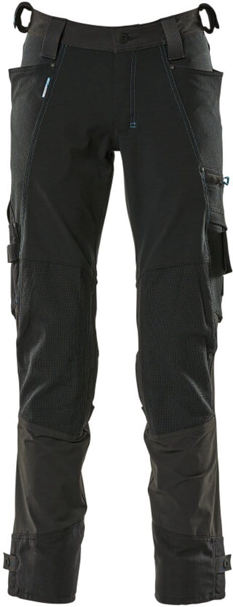 Mascot Advanced Broek met kniezakken 17079-311 - Zwart - C48 - 76