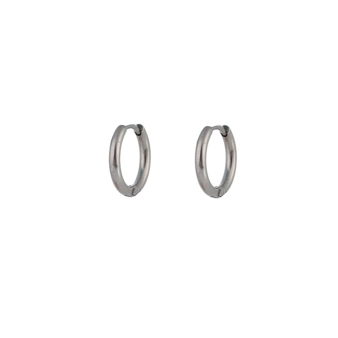 Go Dutch Label Oorringen hoop Zilver