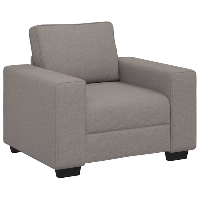 vidaXL - Sofastoel - Taupe - 100x77x82 - cm - Stof
