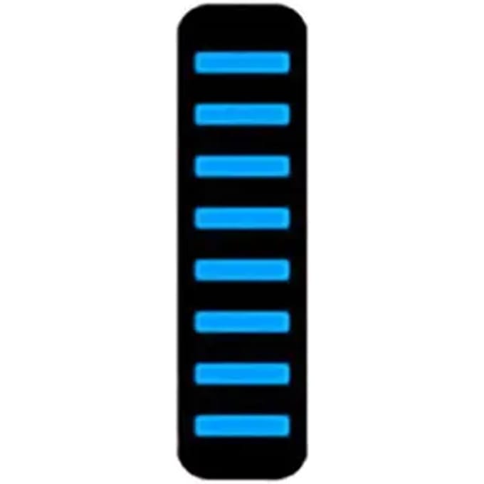 ProGuard Cable Tie - Front - Sticker - Mini - Cyan