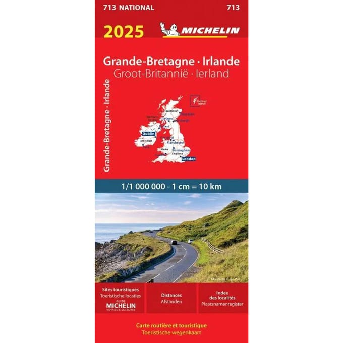 Michelin wegenkaart 713 Groot-Brittannië 2025