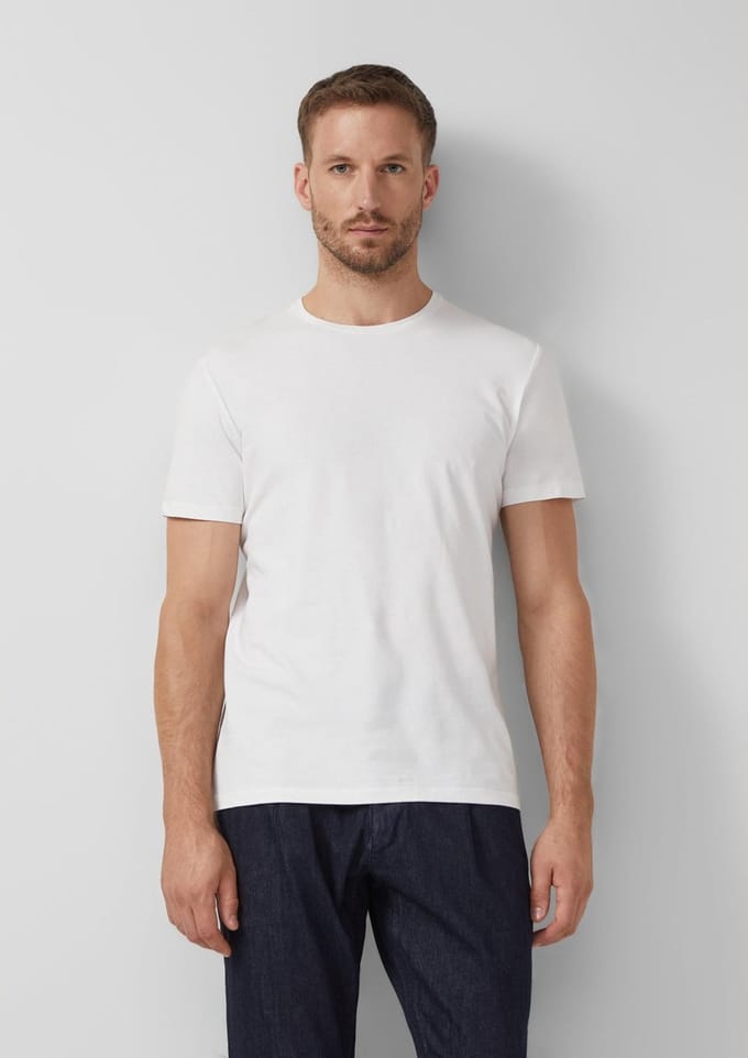 T-shirt met ronde hals