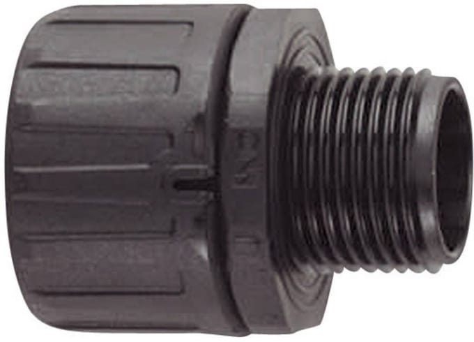 HellermannTyton 166-21005 HG28-S-M25 Slangbevestiging Zwart M25 22.80 mm Recht 1 stuk(s)
