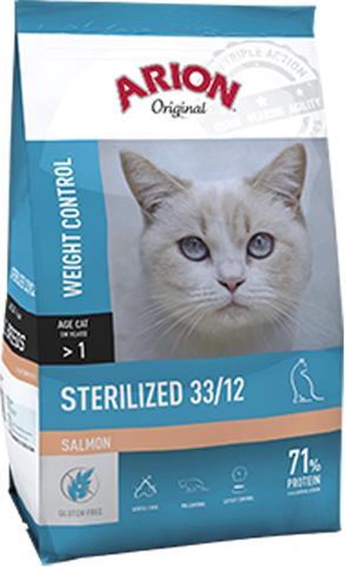 Kattenvoer  2 kg | Arion Original Sterilized Salmon