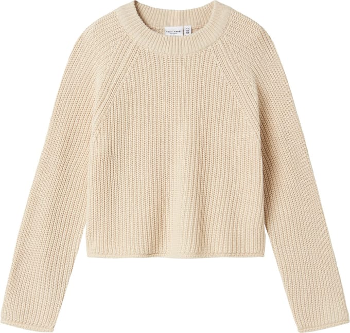 NAME IT NKFVENJA LS LOOSE SHORT KNIT Meisjes Trui - Maat 122/128