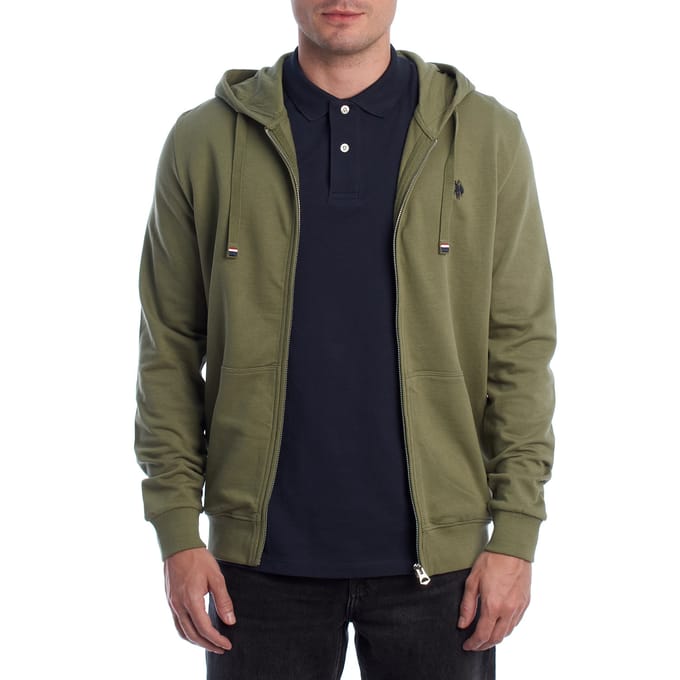 Herren-Kapuzenpullover mit Reißverschluss US41162009