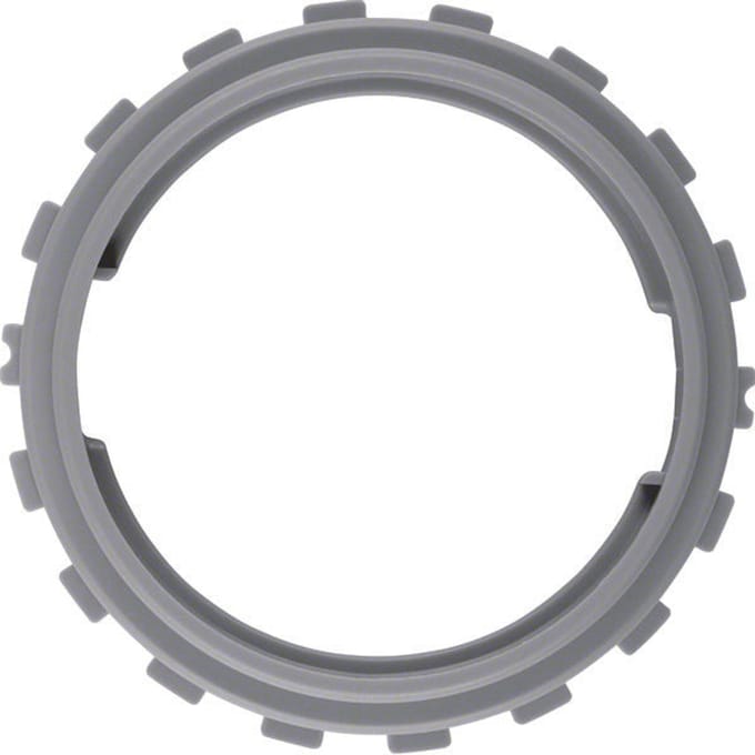 Hager Berker Integro Klemring Voor Materiaaldikte 4mm Donkergrijs - 8183601 [5 stuks]