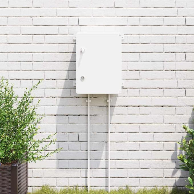 vidaXL - Besturingskast - Grijs - 37 - x - 16,5 - x - 40 - cm - ABS - Kunststof