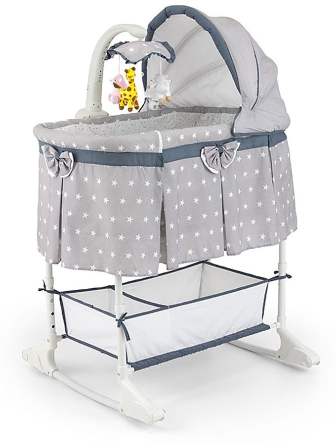 Milly Mally Sweet Melody wieg met carrousel 87x47cm - Ledikant