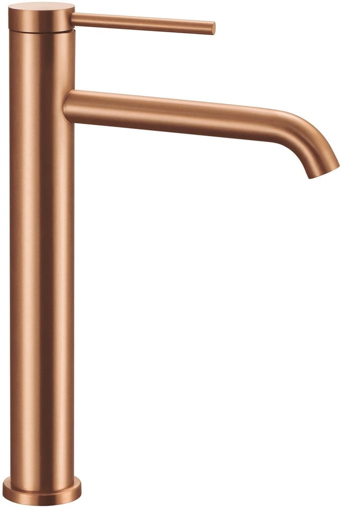 Rea Clif high - Wastafelkraan - Geborsteld Koper - 29,5X4X20CM