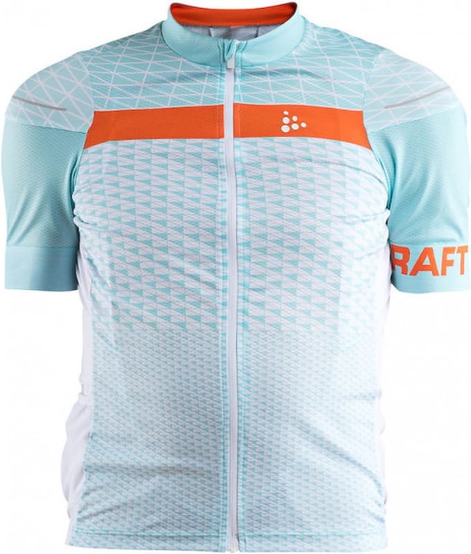 Craft fietsshirt korte mouwen heren Wit / ROUTE JERSEY M - S