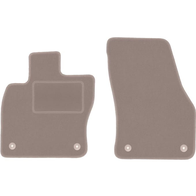 Beige voormatten voor: Volkswagen T-Roc crossover (2017-)