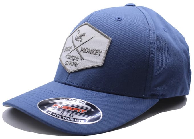 Baseballpet - Unisex / Elastische pasvorm (Blauw S-M)