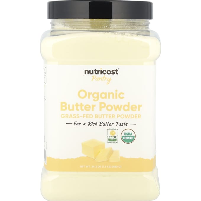Nutricost, Keukenvoorraad, Biologisch Boterpoeder, 24,3 oz (680 gr)