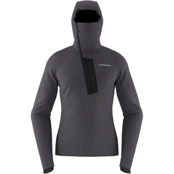 La Sportiva Big Wall Fleece Met Kap Grijs S Man