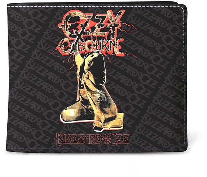 Rocksax Ozzy Osbourne - Blizzard of Oz Portemonnee - Zwart