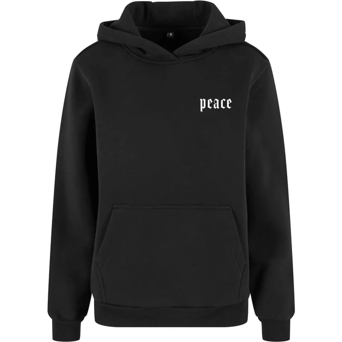 Dames Hoodie Miss Tee Girls Peace Hand