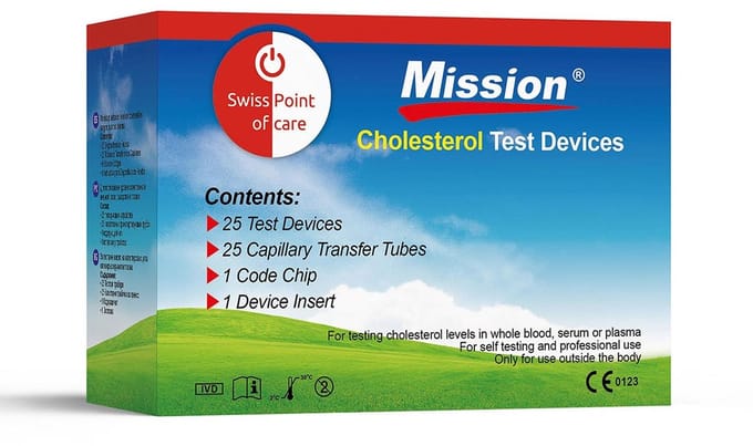 Cholesterol teststrips 25 stuks