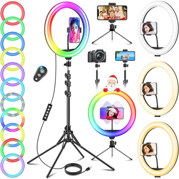 DailySupplies® Ringlamp met Statief - Ring Light - Verstelbaar - Led Verlichting