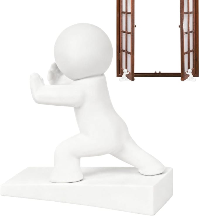 Antislip Deurstopper - Decoratieve Deurwig - Deuren Open Houden - Creatief Vormontwerp - 16 cm Lengte - Niet Gespecificeerd