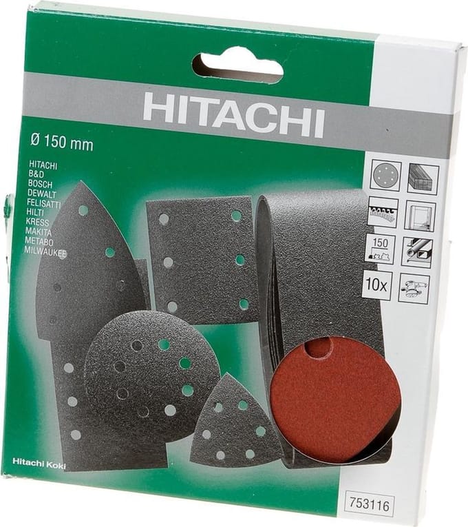 Hikoki Schuurschijf diameter 150 k150 (10 st)