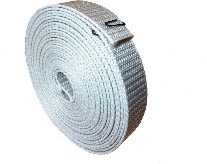 Rolluikriem - Maxi-riem - Rolluiken Repareren - Roestvrij staal - 5 meter - Grijs