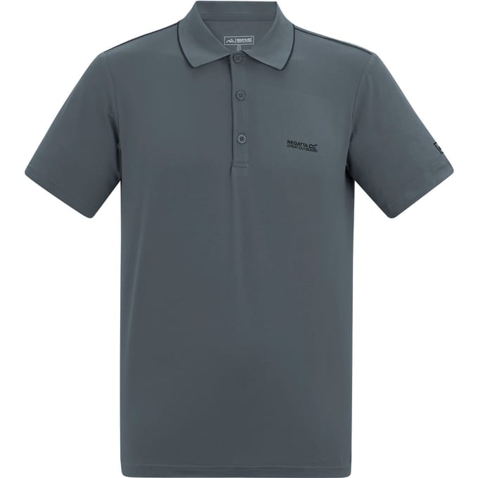 Regatta Heren Maverik Stretch Poloshirt (Donkere storm)