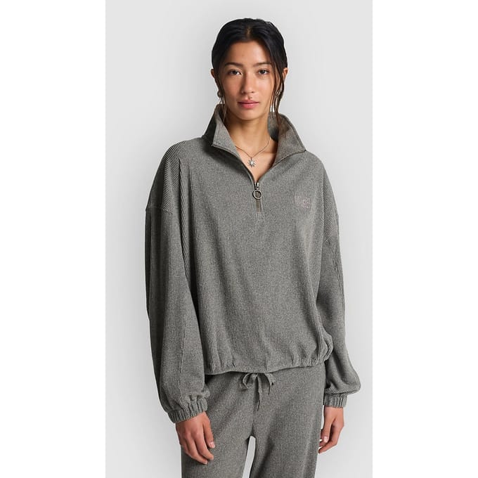 Pull 1/2 zip textuur trui vrouw Billabong Coffee Time