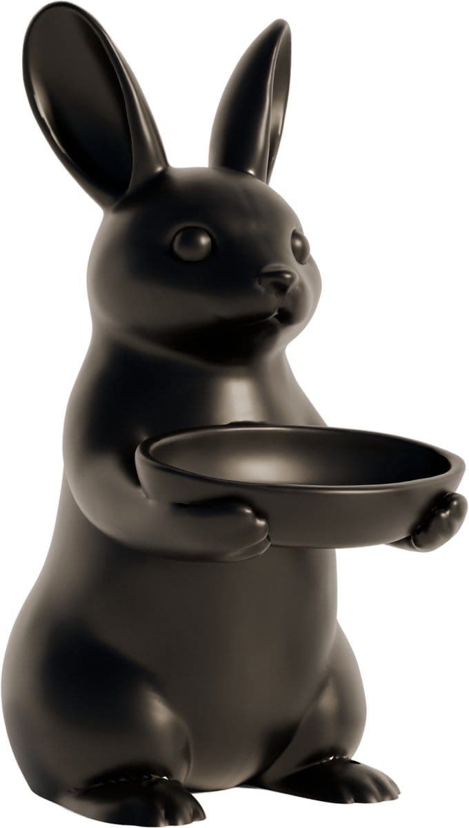 Fiastra Bunny sleutelhouder - sleutel organizer - zwart