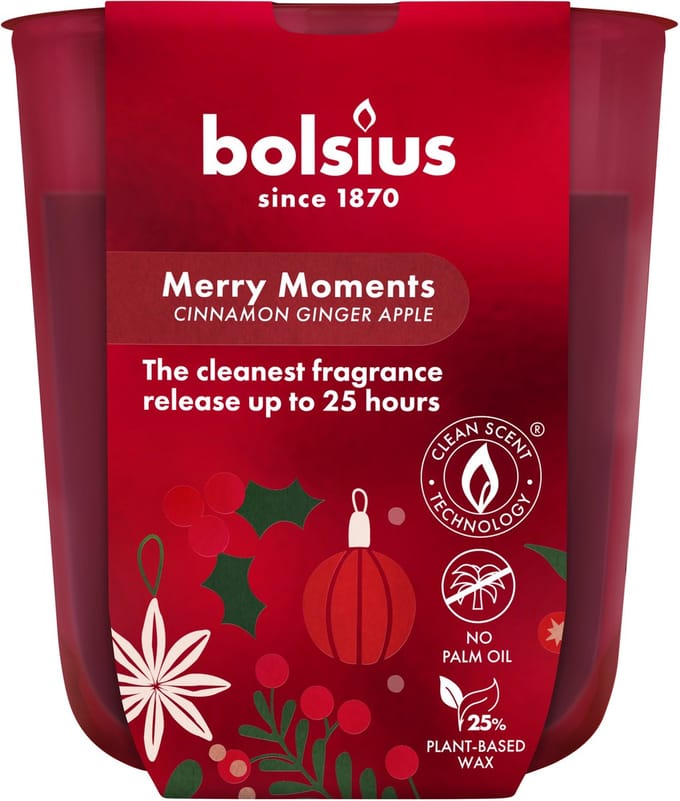 Bolsius Geurglas Merry Moments 80/73