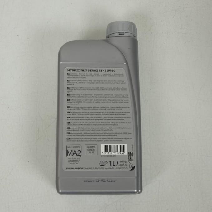 motorex motorolie can 15w50 jaso ma2 api sl sj sg nieuw