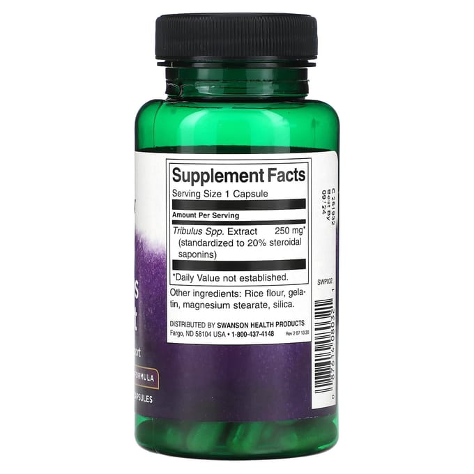 Mega Tribulus Extract, 250 mg, 60 capsules