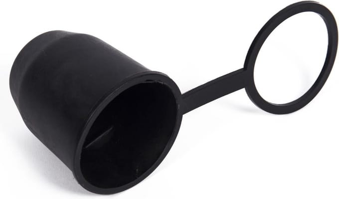 Benson Trekhaakdop - zwart - kunststof - met ring - auto accessoire
