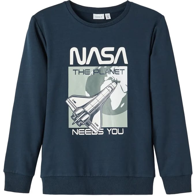 Kinder sweatshirt Name it Stefan Nasa