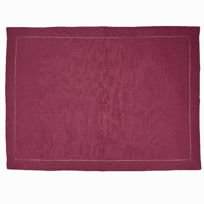 Himla Ebba placemat raspberry, set van 6