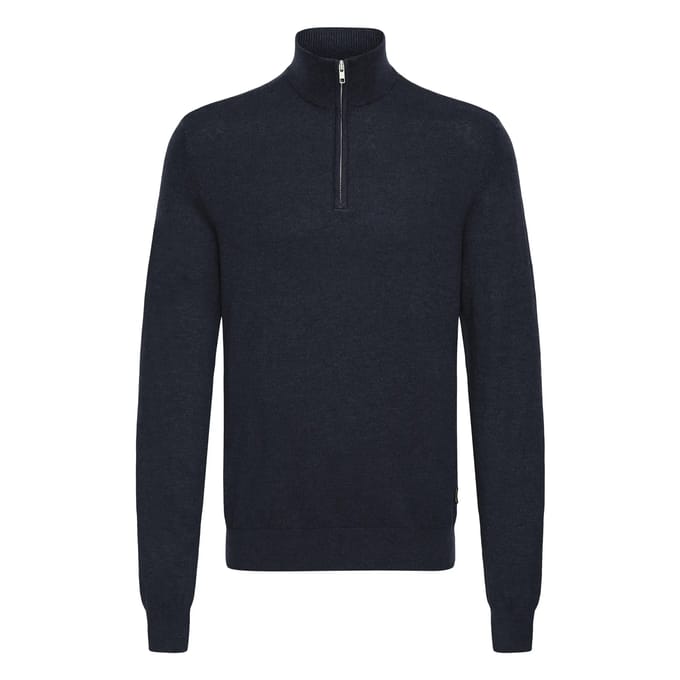 Blend - BHBAGGE HALF ZIPP KNIT - Heren - Gebreide truien