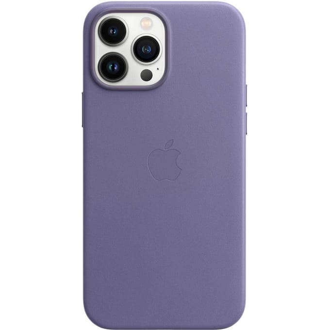 Leather Backcover MagSafe voor de Apple iPhone 13 Pro Max - Wisteria