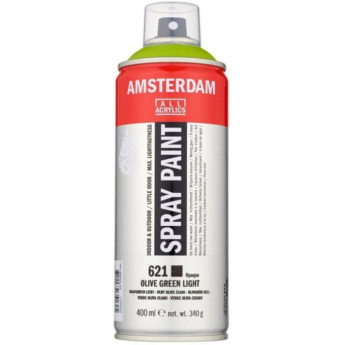 Bombe de peinture Amsterdam 400 ml vert olive clair groen