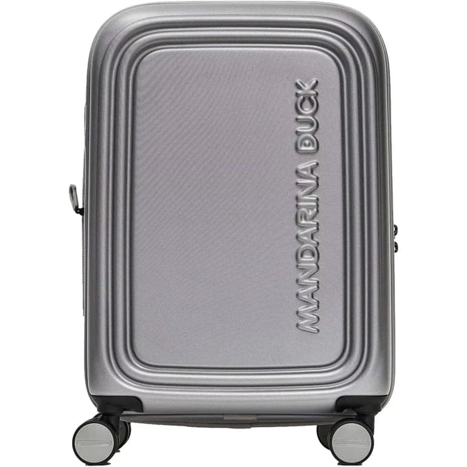 MANDARINA DUCK Logoduck + Expandable Trolley Silver Zilverkleurig 55cm