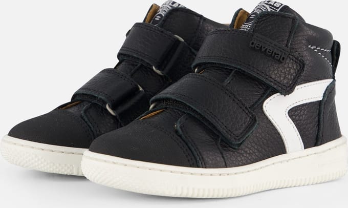 Develab Cut Velcro Sneakers zwart Leer - Heren - Maat 25